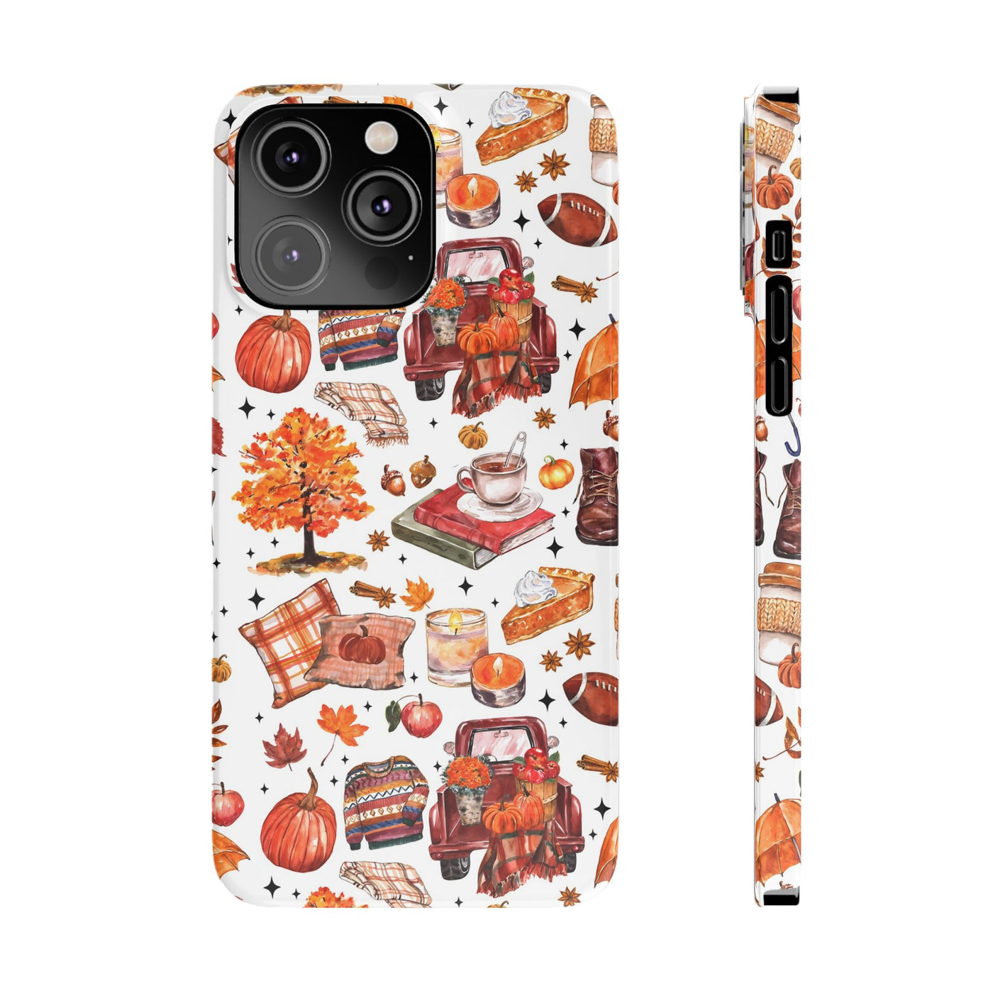 Slim Cute Fall Phone Cases Gift for Her Coquette Collage for Iphone 16 | iPhone 15 Case | iPhone 15 Pro Max Case, Iphone 14 Case, Iphone 13, Slim