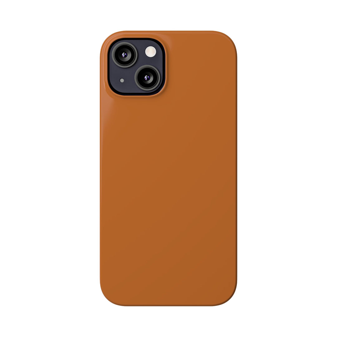Slim Red Rust Brown Gift for Her Aesthetic Cute Phone Case for Iphone 16 - | iPhone 15 Pro Max Case | iPhone 14 Case 13 12 11 10 9 8 7 - Studio40ParkLane