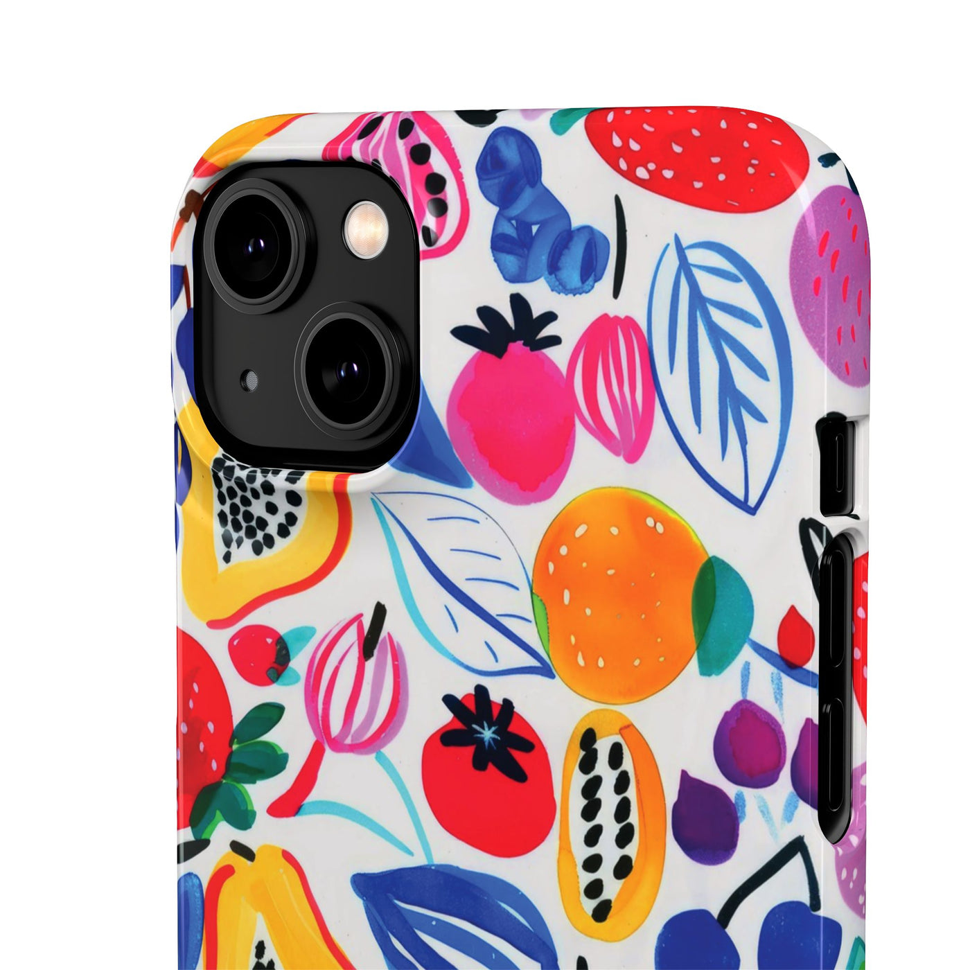 Snap Summer Fruit Gift for Her Cute Phone Cases for Samsung Galaxy S24, S23, S22, S21, S20, Plus, Ultra, Iphone 16, 15, 14, Pro and Max