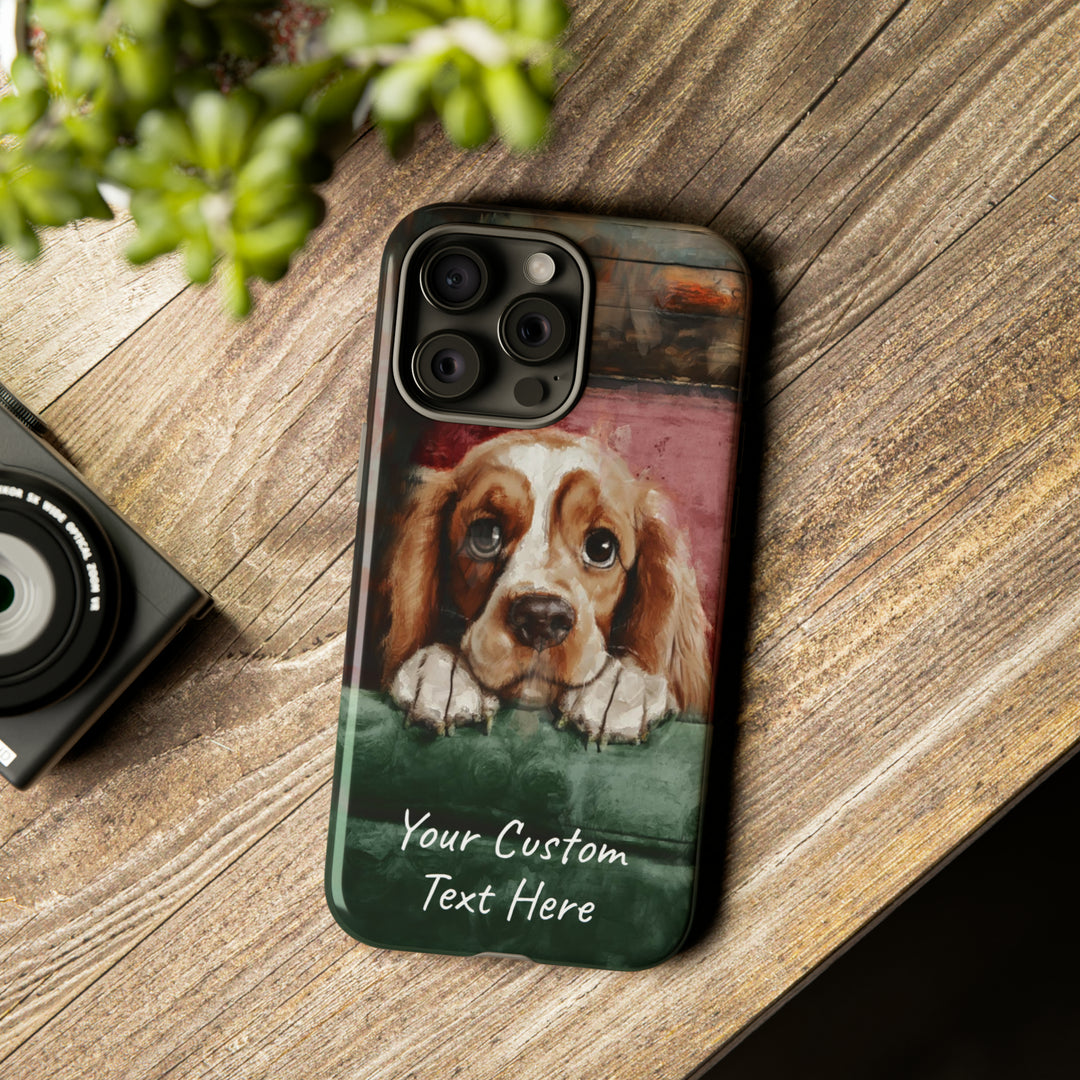 Personalize this Cute IPhone Case | Cocker Spaniel iPhone Case, iPhone 15 Case | iPhone 15 Case, Iphone 14 Case, Iphone 14 Pro Max Case - Studio40ParkLane