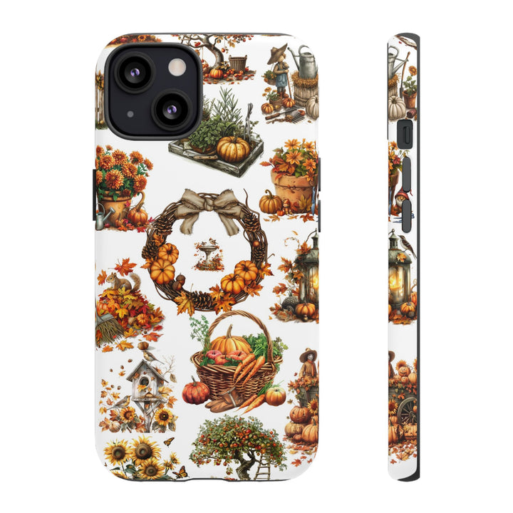 Impact Resistant, Fall Leaves Collage, Cute Phone Cases for Samsung S24, S23, S22, S21, IPhone 15 pro Iphone 14 pro Iphone 13 IPhone 12 Iphone 11 - Studio40ParkLane