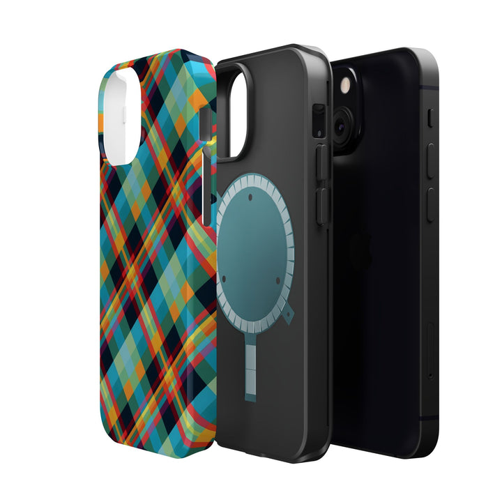 Checkered Plaid Magsafe Gift for Her Cute Phone Case for Iphone, | iPhone 16 | iPhone 15 Pro Max, Iphone 14 Pro Max, 13 12 11 10 9 8 7 - Studio40ParkLane