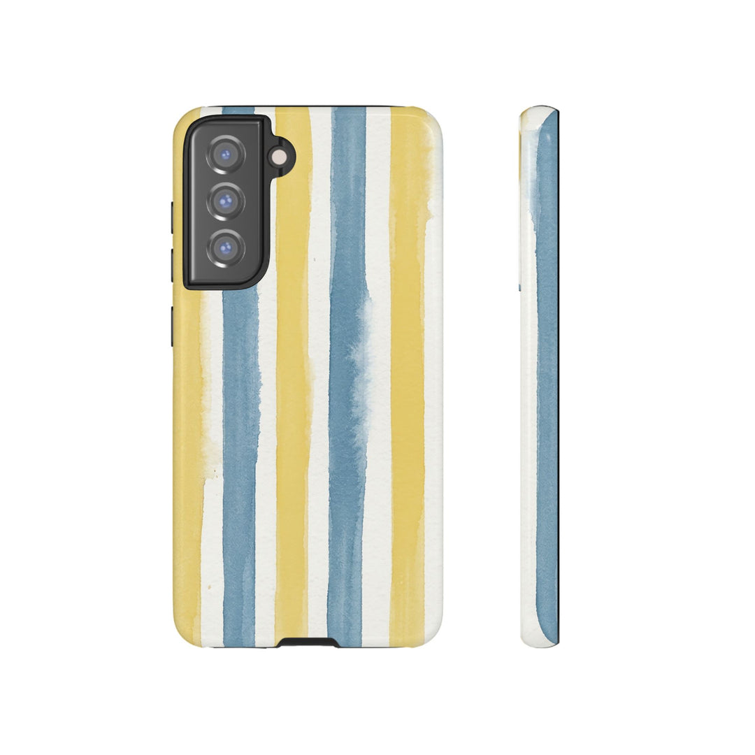 Tough Cute Yellow Stripes Phone Case, for IPhone 17 Pro Max | Iphone 17 Air, Iphone 16, IPhone 15, 14 13 12, Samsung Galaxy S26, S25, S24, S23 - Studio40ParkLane