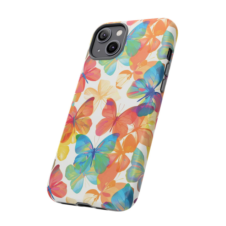 Cute Samsung Case | Cool Iphone Case | Summer Bright Butterflies, Samsung S24, S23, S22, S21, IPhone 15 Case | Iphone 14 Case, Iphone 13 Case - Studio40ParkLane