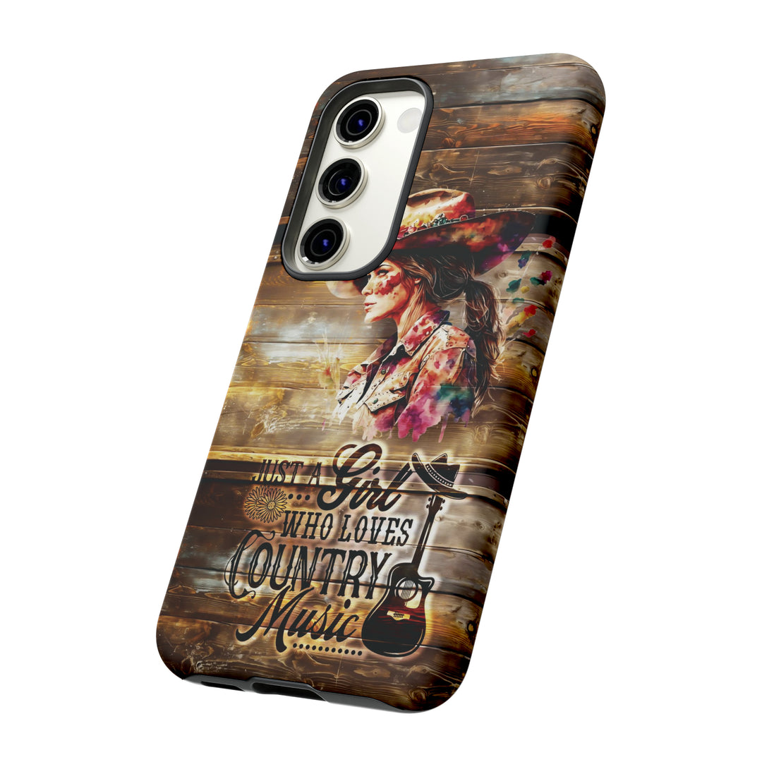 Cute Samsung Phone Case | Aesthetic Samsung Phone Case | Galaxy S23, S22, S21, S20 | Country Music Girl, Protective Phone Case - Studio40ParkLane