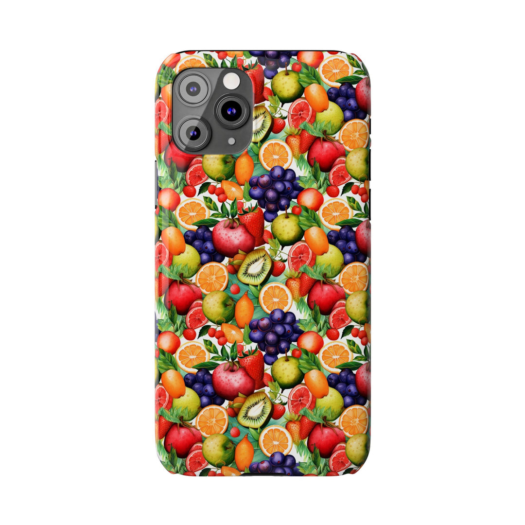 Slim Cute Phone Cases for Iphone | iPhone 15 Case | iPhone 15 Pro Max Case, Iphone 14, Iphone 14 Pro Max, Iphone 13, Summer Fruit Mix Selection - Studio40ParkLane