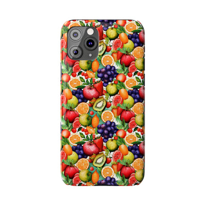 Slim Cute Phone Cases for Iphone  | iPhone 15 Case | iPhone 15 Pro Max Case, Iphone 14, Iphone 14 Pro Max, Iphone 13, Summer Fruit Mix Selection