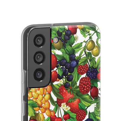 Cute Flexi Phone Cases, For Samsung Galaxy and Iphone, Summer Mixed Fruit, Galaxy S23 Phone Case, Samsung S22 Case, Samsung S21, Iphone 15, Iphone 14, Iphone 13