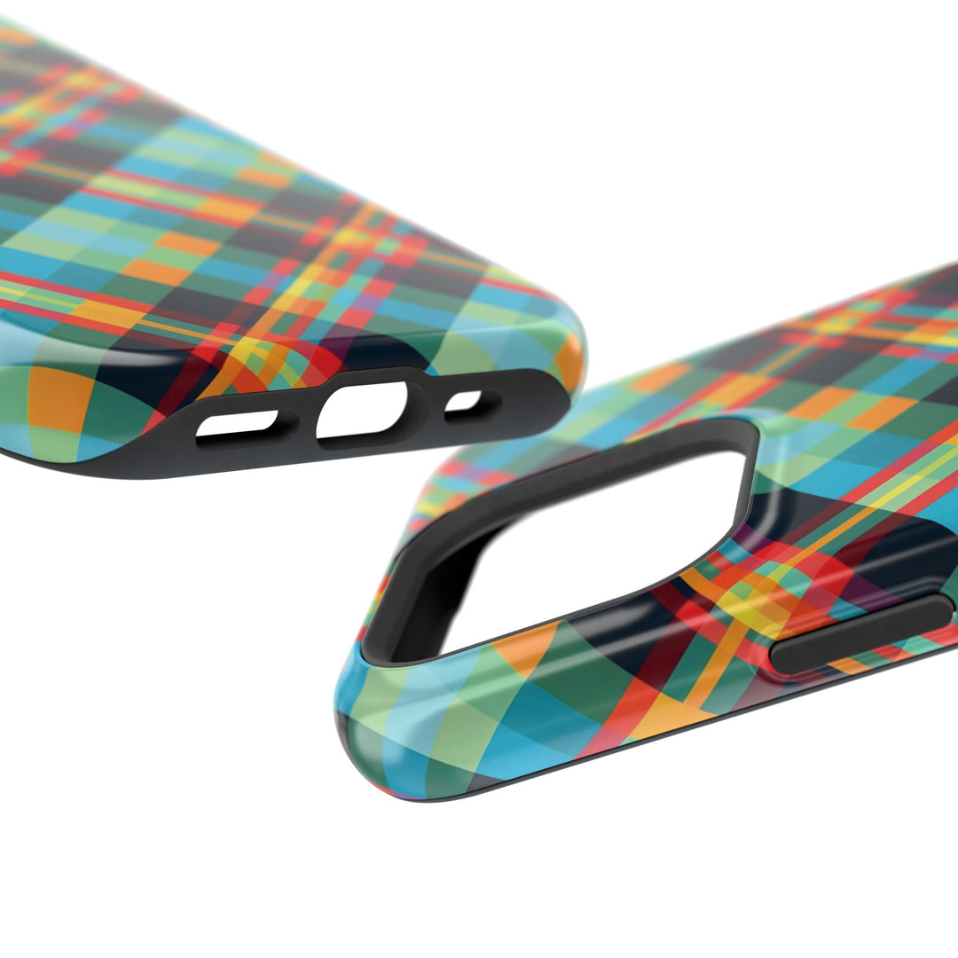 Checkered Plaid Magsafe Gift for Her Cute Phone Case for Iphone, | iPhone 16 | iPhone 15 Pro Max, Iphone 14 Pro Max, 13 12 11 10 9 8 7 - Studio40ParkLane