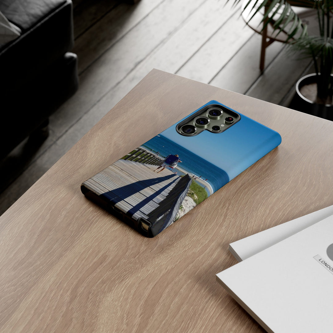 Cute Samsung Case | Cool Iphone Case | Summer Beach Walk, Samsung S24, S23, S22, S21, IPhone 15 Case | Iphone 14 Case, Iphone 13 Case - Studio40ParkLane