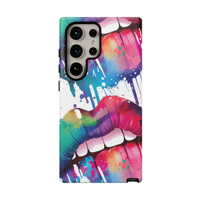 Impact Resistant, Simply Smile Lips, Cute Phone Cases for Samsung S24, S23, S22, S21, IPhone 15 pro Iphone 14 pro Iphone 13 IPhone 12 Iphone 11