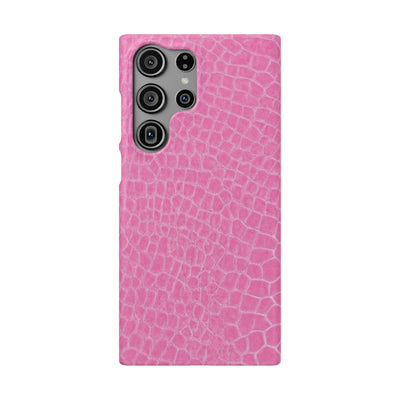 Snap Non Leather Pink Color Pattern Gift for Her Cute Phone Cases for Samsung Galaxy S24, S23, S22, S21, S20, Plus, Ultra, Iphone 16, 15, 14, Pro and Max - Studio40ParkLane