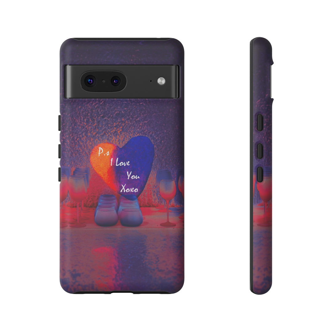 Cute Samsung Case | Cool Iphone Case | PS I love You - Heart, Samsung S24, S23, S22, S21, IPhone 15 Case | Iphone 14 Case, Iphone 13 Case - Studio40ParkLane