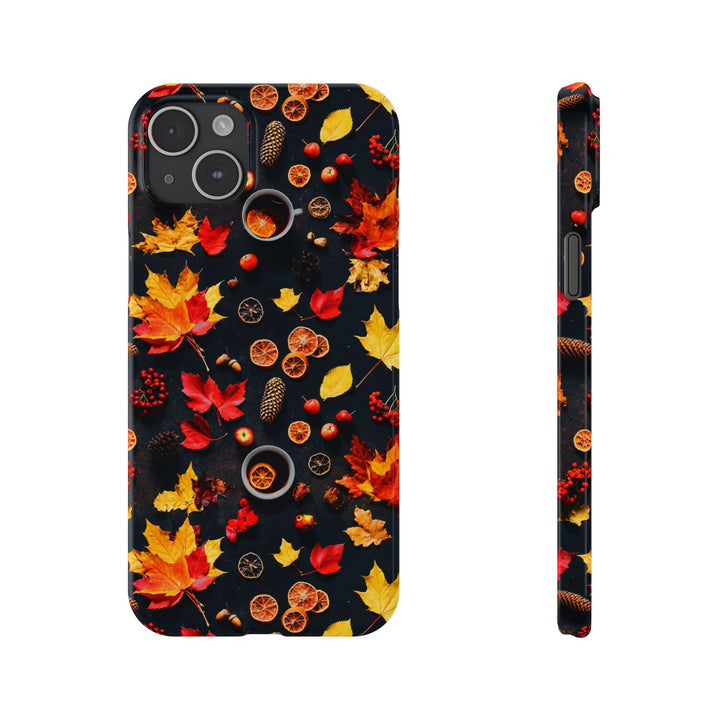 Slim Cute Fall Leaves Collage Phone Cases for Iphone | iPhone 15 Case | iPhone 15 Pro Max Case, Iphone 14, Iphone 14 Pro Max, Iphone 13, Iphone 16 - Studio40ParkLane