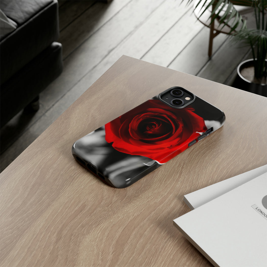 Cute IPhone Case | iPhone 15 Case | iPhone 15 Pro Max Case, Iphone 14 Case, Iphone 14 Pro Max Case IPhone Case for Art Lovers - Red Rose - Studio40ParkLane