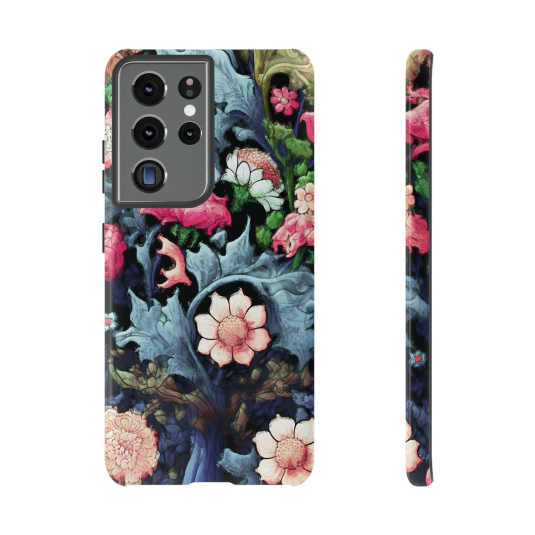Cute Samsung Phone Case | Aesthetic Samsung Phone Case | Galaxy S23, S22, S21, S20 | Luxury Double Layer | Cool Flowers Design Floral - Studio40ParkLane