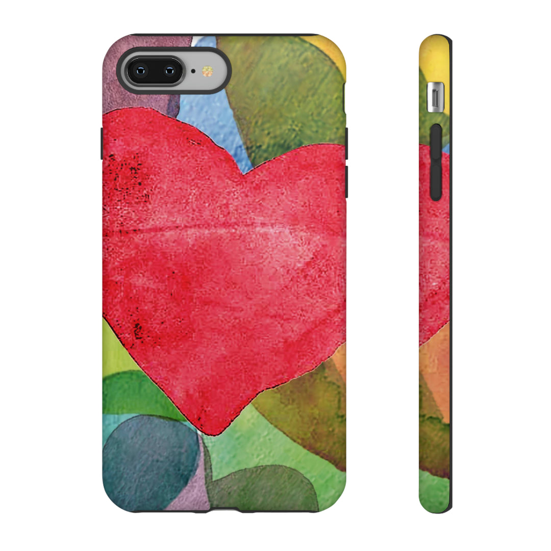 Cute IPhone Case | iPhone 15 Case | iPhone 15 Pro Max Case, Iphone 14 Case, Iphone 14 Pro Max Case IPhone Case for Art Lovers, Red Heart - Studio40ParkLane
