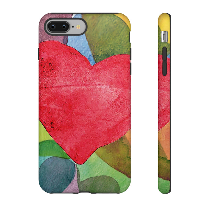 Cute IPhone Case | iPhone 15 Case | iPhone 15 Pro Max Case, Iphone 14 Case, Iphone 14 Pro Max Case IPhone Case for Art Lovers, Red Heart - Studio40ParkLane