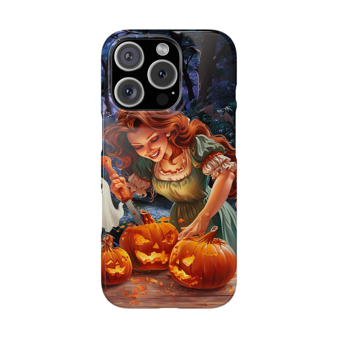 Slim Fall Autumn Pumpkin Fairy Gift for Her Cute Phone Cases for Iphone 16 | iPhone 15 Case | iPhone 15 Pro Max Case, Iphone 14, Iphone 14 Pro Max, Iphone 13, Slim - Studio40ParkLane