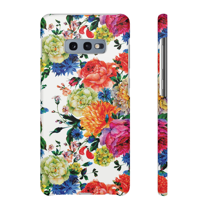 Sleek Snap Colorful Flowers Cute Phone Case for iPhone 16 15 14 13 12 11 X Xs Max Xr Pro Plus Samsung Galaxy S24 S23 S22 S21 S20 Note Ultra