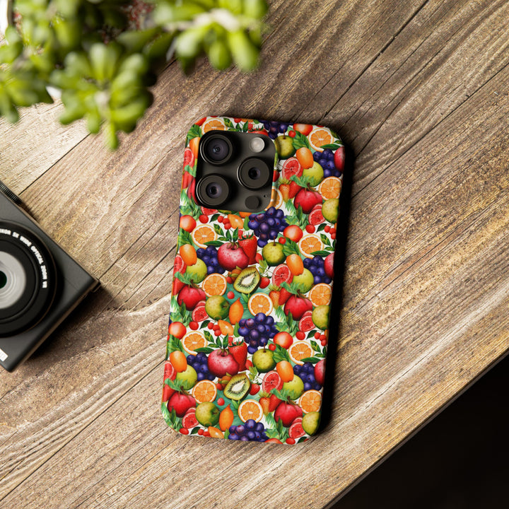 Slim Cute Phone Cases for Iphone | iPhone 15 Case | iPhone 15 Pro Max Case, Iphone 14, Iphone 14 Pro Max, Iphone 13, Summer Fruit Mix Selection - Studio40ParkLane