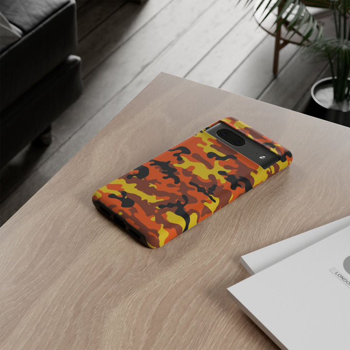 Impact Resistant, Fall camo Camouflage, Cute Phone Cases for Samsung S24, S23, S22, S21, IPhone 15 pro Iphone 14 pro Iphone 13 IPhone 12 Iphone 11 - Studio40ParkLane