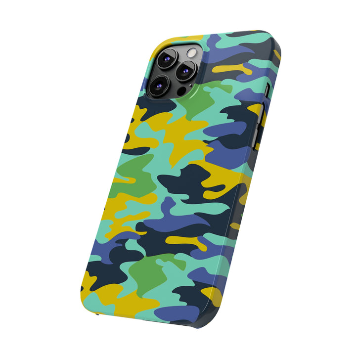 Slim Cute Phone Cases for Iphone - | iPhone 15 Case | iPhone 15 Pro Max Case, Iphone 14 Case, Iphone 14 Pro Max, Iphone 13, Late Spring Camouflage - Studio40ParkLane