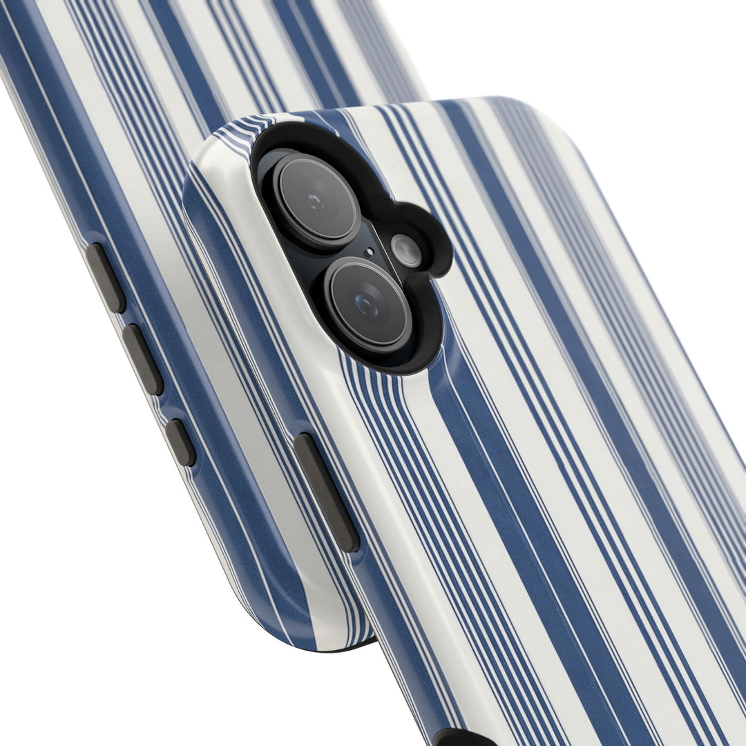 MagSafe Cute Phone Case, Coastal Striped Phone Case for iPhone 17 16 15 14 13 12 Pro Max, Samsung S26 S25 S24 Ultra case - Studio40ParkLane