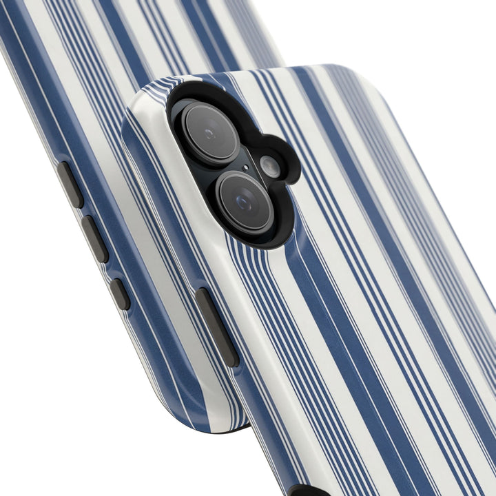 MagSafe Cute Phone Case, Coastal Striped Phone Case for iPhone 17 16 15 14 13 12 Pro Max, Samsung S26 S25 S24 Ultra case - Studio40ParkLane