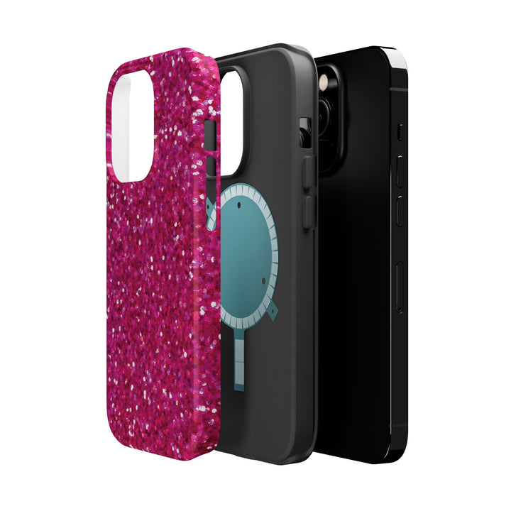 Non Glitter Pink Color Composition Magsafe Cute Phone Case for Iphone Gift for Her, | iPhone 15 Case | iPhone 15 Pro Max Case, Iphone 14, Iphone 14 Pro Max, Iphone 13, Iphone 16 - Studio40ParkLane