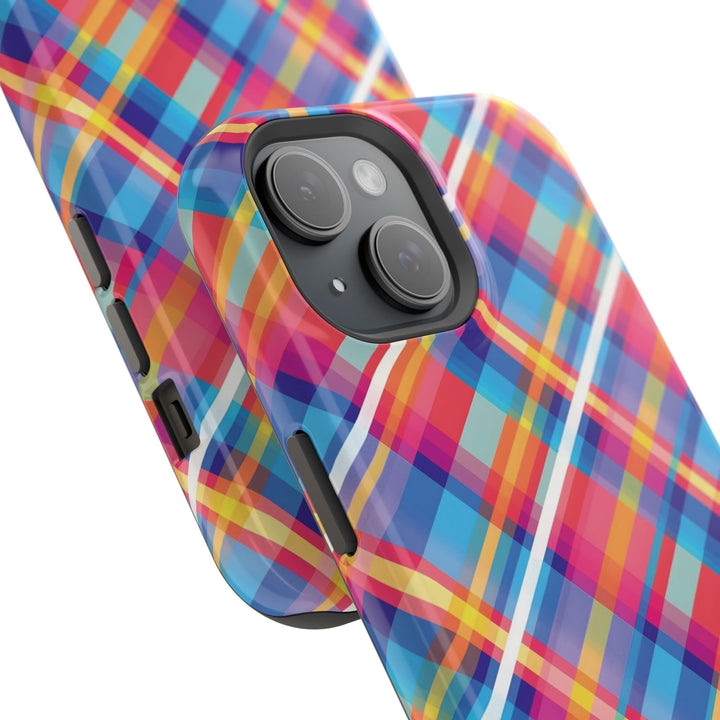 Checkered Plaid Magsafe Gift for Her Cute Phone Case for Iphone, | iPhone 16 | iPhone 15 Pro Max, Iphone 14 Pro Max, 13 12 11 10 9 8 7 - Studio40ParkLane