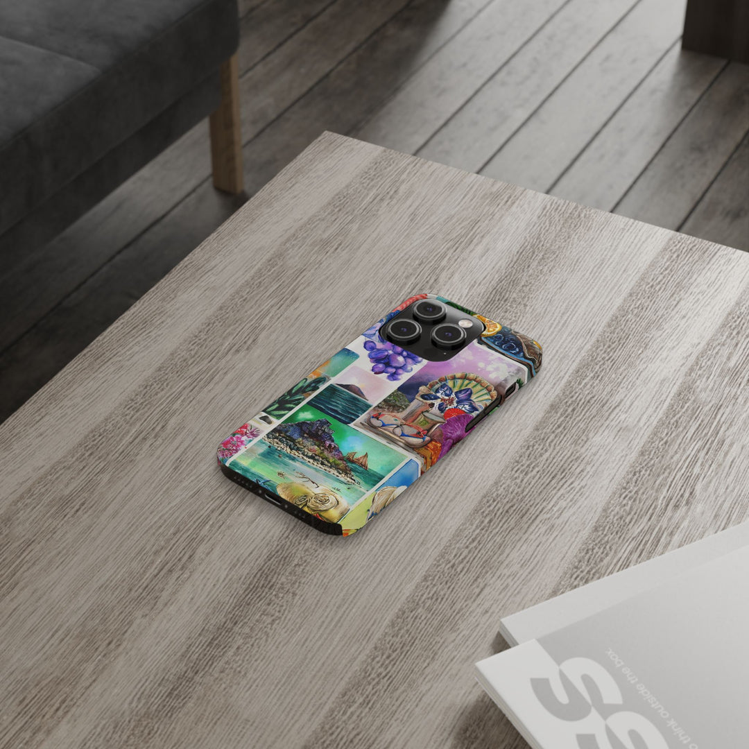 Slim Travel Coquette Collage Cute Phone Cases for Iphone | iPhone 15 Case | iPhone 15 Pro Max Case, Iphone 14, Iphone 14 Pro Max, Iphone 13 - Studio40ParkLane