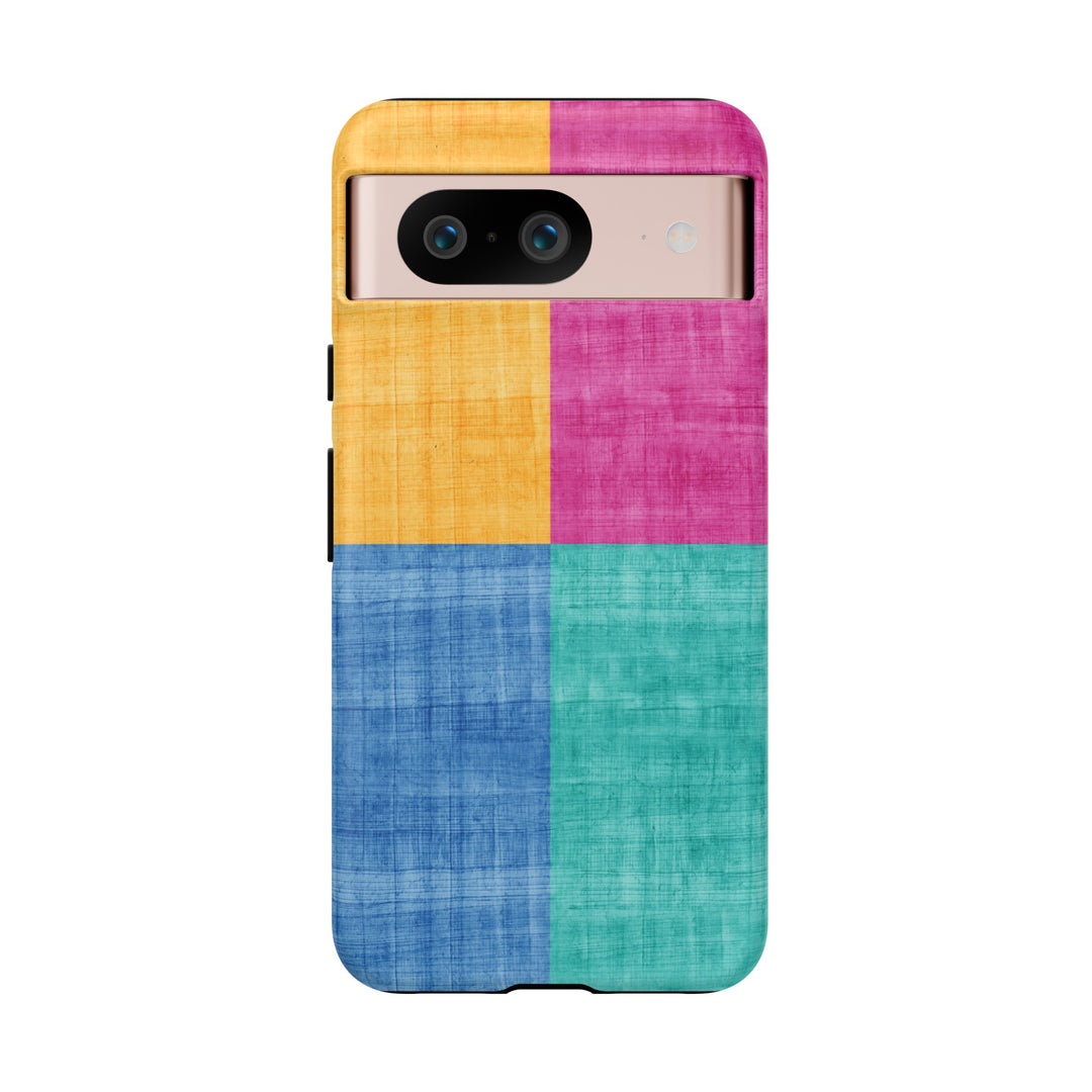 Impact Resistant, Colored Shapes, Cute Phone Cases for Samsung S24, S23, S22, S21, IPhone 15 pro Iphone 14 pro Iphone 13 IPhone 12 Iphone 11 - Studio40ParkLane