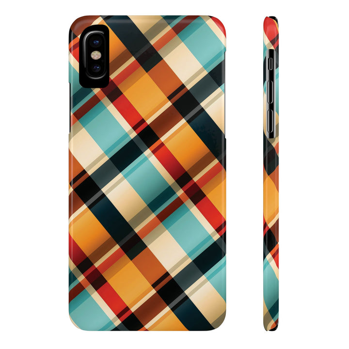 Slim Checkered Plaid Gift for Her Cute Phone Cases for Iphone 16 Pro Max | iPhone 15 Case | iPhone 15 Pro Max Case, Iphone 14, 13, 12, 11, 10, 8, 7 - Studio40ParkLane