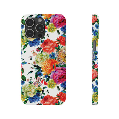 Slim Spring Flowers Gift for Her Cute Phone Cases for Iphone 16 Pro Max | iPhone 15 Case | iPhone 15 Pro Max Case, Iphone 14, 13, 12, 11, 10, 8, 7 - Studio40ParkLane