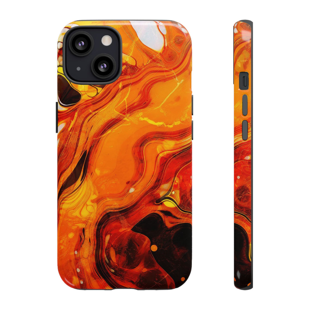 Impact Resistant, Fall Colors Marble, Cute Phone Cases for Samsung S24, S23, S22, S21, IPhone 15 pro Iphone 14 pro Iphone 13 IPhone 12 Iphone 11 - Studio40ParkLane