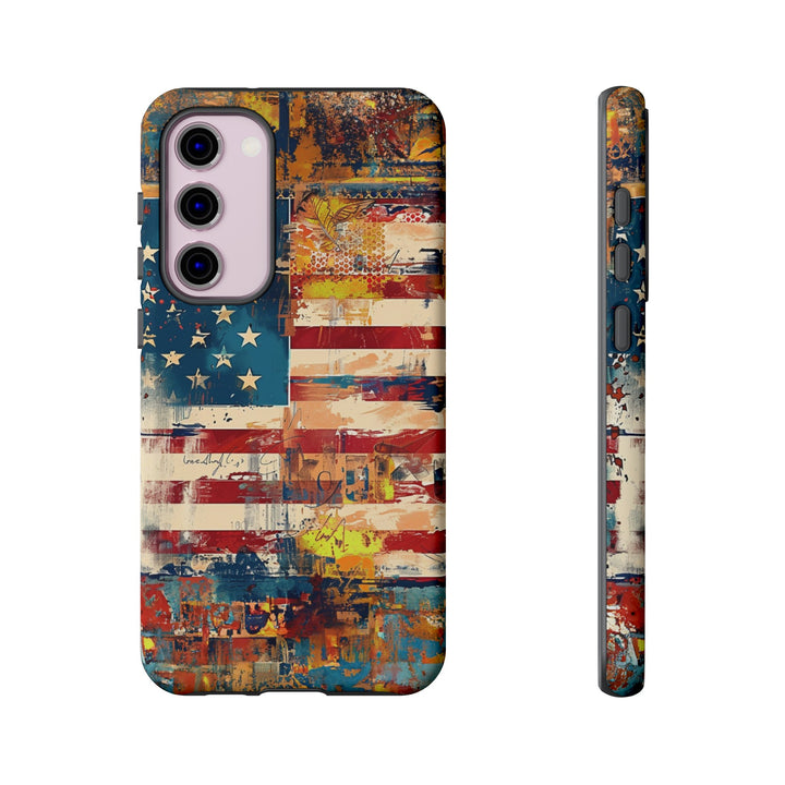 Impact Resistant, American Flag, Cute Phone Cases for Samsung S24, S23, S22, S21, IPhone 15 pro Iphone 14 pro Iphone 13 IPhone 12 Iphone 11 - Studio40ParkLane