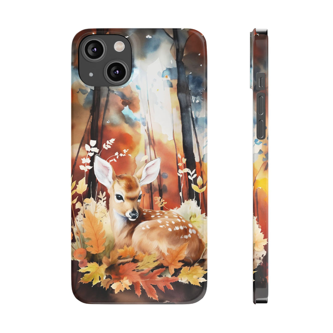 Slim Fall Autumn Forest Deer Gift for Her Cute Phone Cases for Iphone 16 | iPhone 15 Case | iPhone 15 Pro Max Case, Iphone 14, Iphone 14 Pro Max, Iphone 13, Slim - Studio40ParkLane