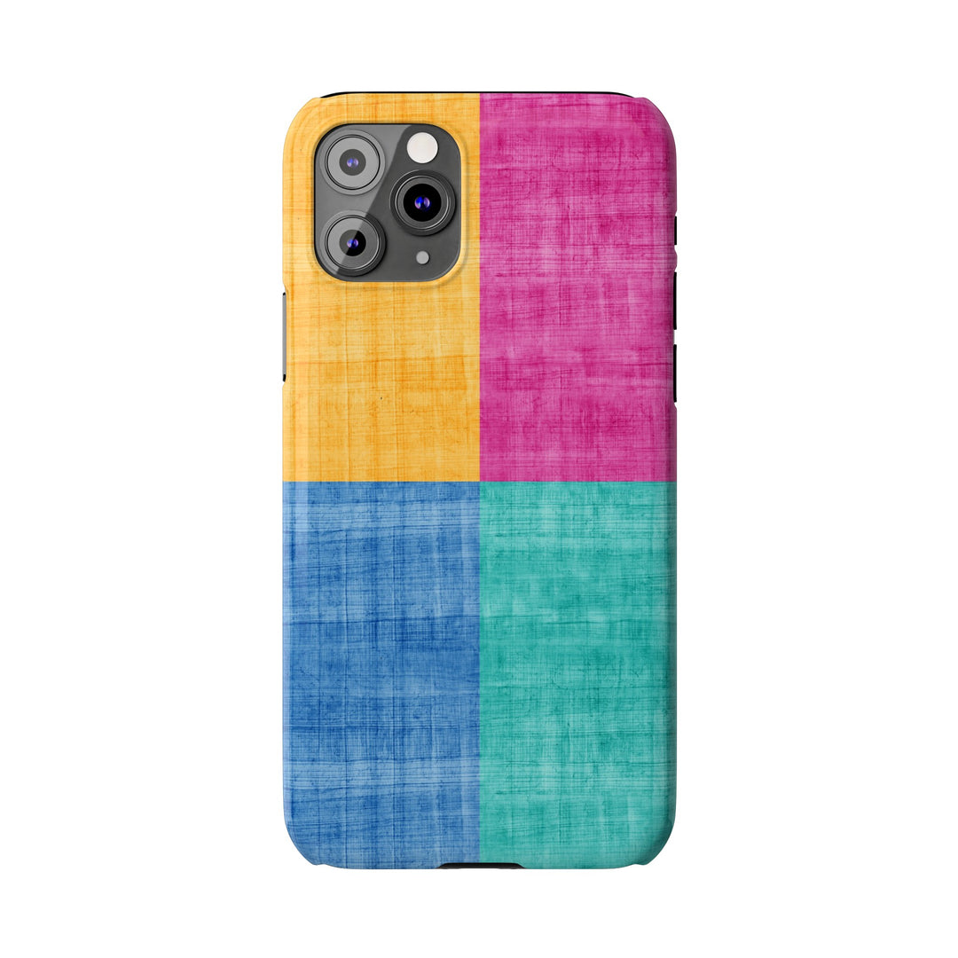 Slim Cute Phone Cases for Iphone | iPhone 15 Case | iPhone 15 Pro Max Case, Iphone 14, Iphone 14 Pro Max, Iphone 13, Abstract Color Blocks - Studio40ParkLane