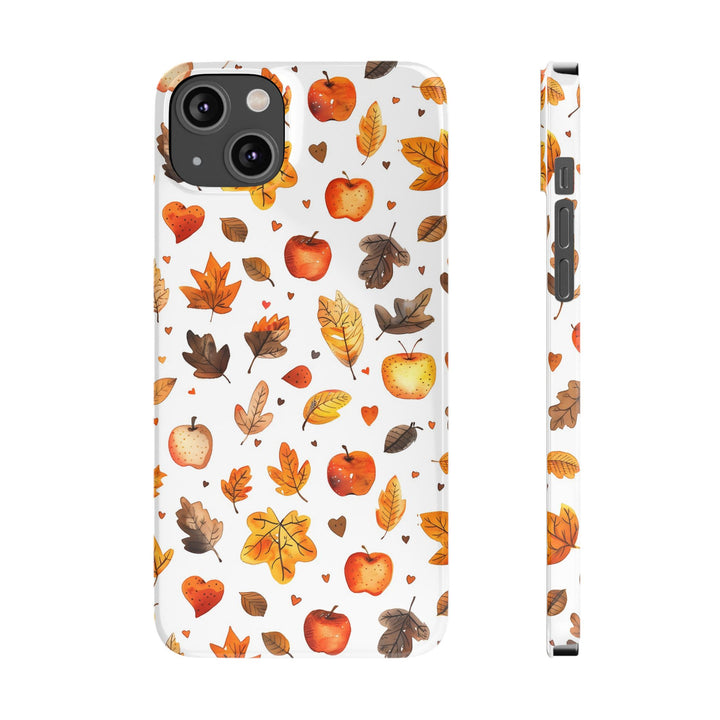 Slim Fall Autumn Leaves Gift for Her Cute Phone Cases for Iphone 16 | iPhone 15 Case | iPhone 15 Pro Max Case, Iphone 14, Iphone 14 Pro Max, Iphone 13, Slim - Studio40ParkLane