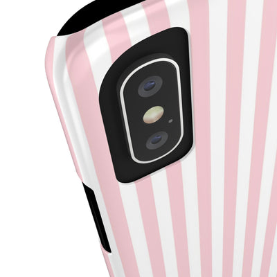 Slim Sweet Pink Striped Cute Phone Case for Iphone 16 - | iPhone 15 Pro Max Case | iPhone 14 Case Iphone 13 12 11 10 9 8 7 X XS Gift for Her