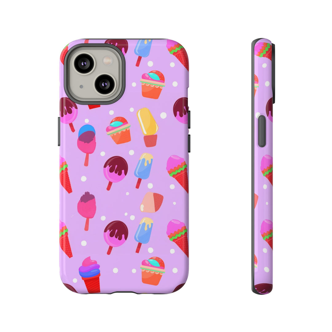 Cute Samsung Case | Cool Iphone Case | Summer Pink Ice - Cream, Samsung S24, S23, S22, S21, IPhone 15 Case | Iphone 14 Case, Iphone 13 Case - Studio40ParkLane