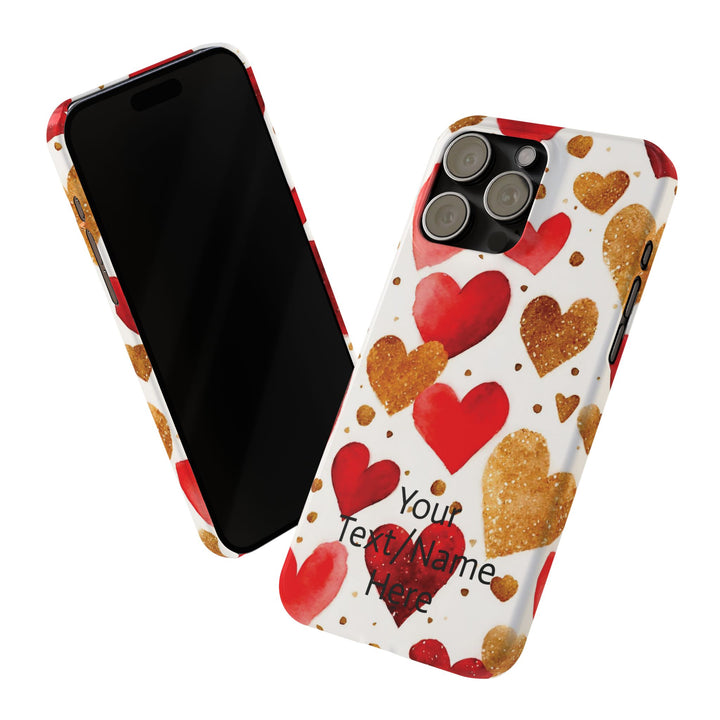 Slim Custom Personalized Valentine Love Gift for Her Cute Phone Cases for Iphone 16 Pro Max | iPhone 15 Case | iPhone 15 Pro Max Case, Iphone 14 - Studio40ParkLane