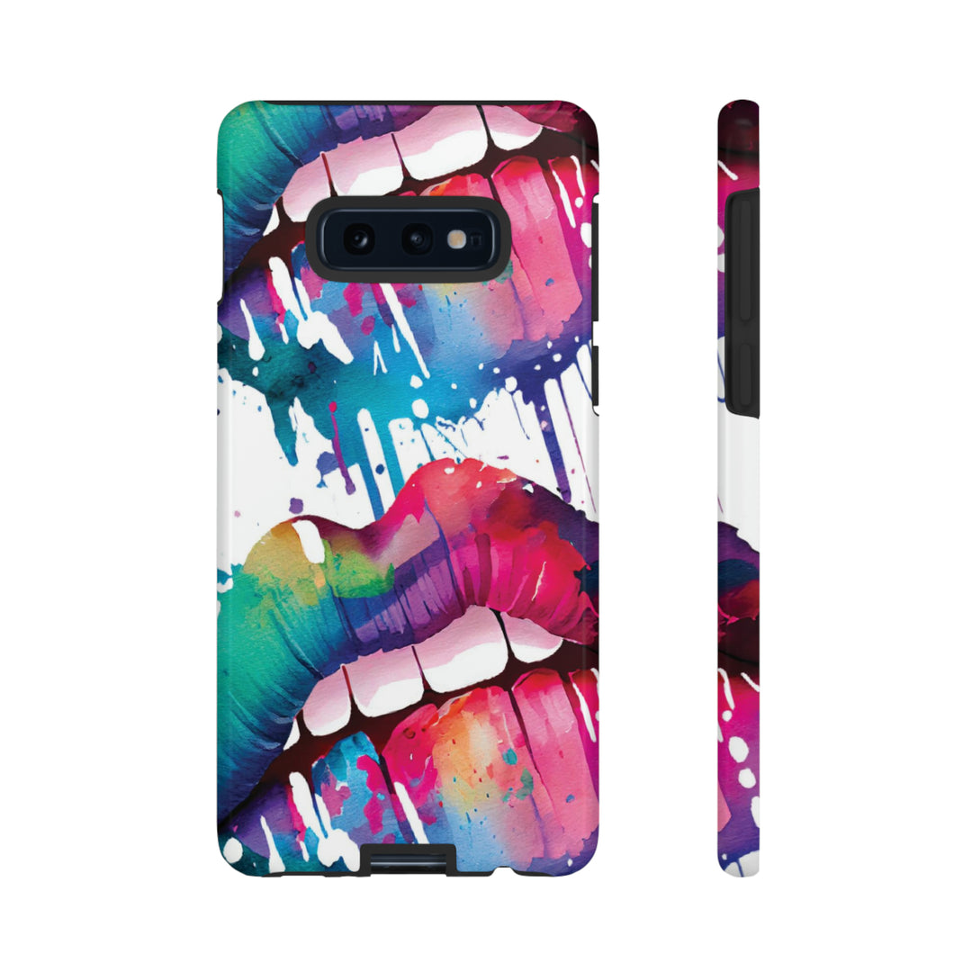 Cute Samsung Phone Case | Aesthetic Samsung Phone Case | Smile Lips Colorful | Galaxy S23, S22, S21, S20 | Luxury Double Layer | Cool - Studio40ParkLane