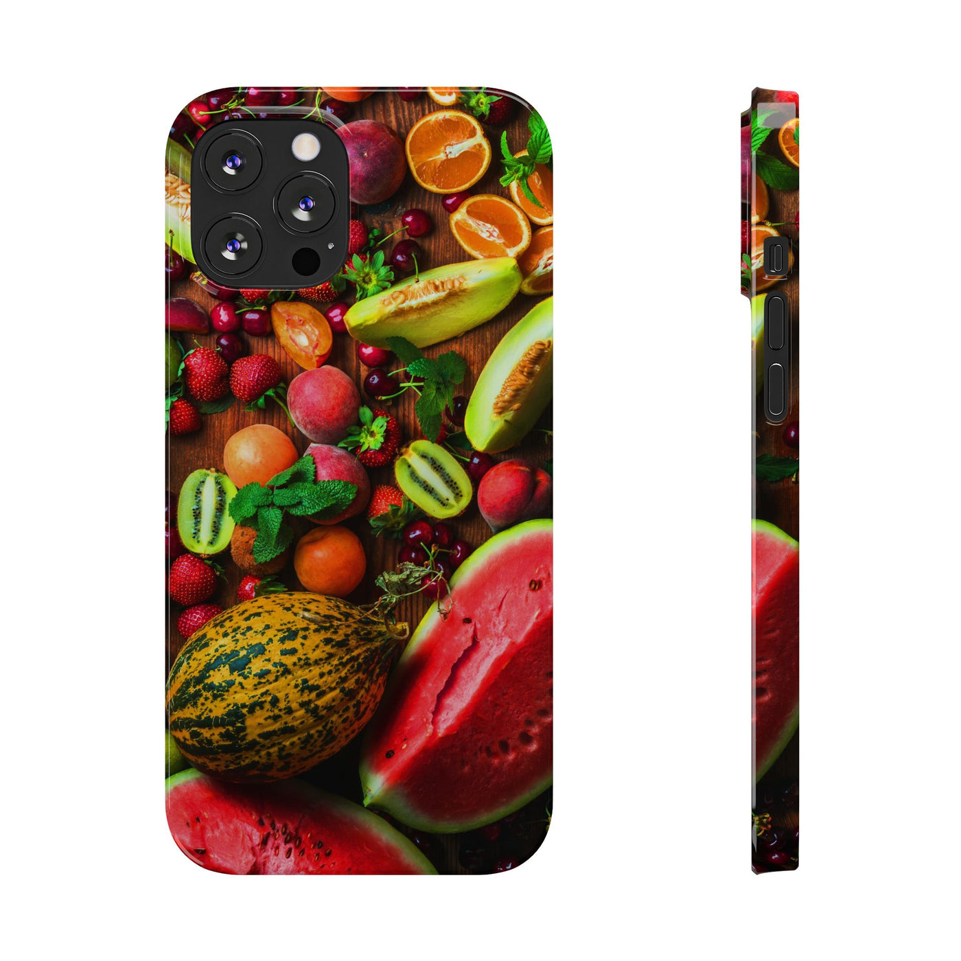 Fall Fruit Collage Phone Cases for Iphone 16 | iPhone 15 Case | iPhone 15 Pro Max Case, Iphone 14, Iphone 14 Pro Max, Iphone 13, Slim Mom Dad Gift