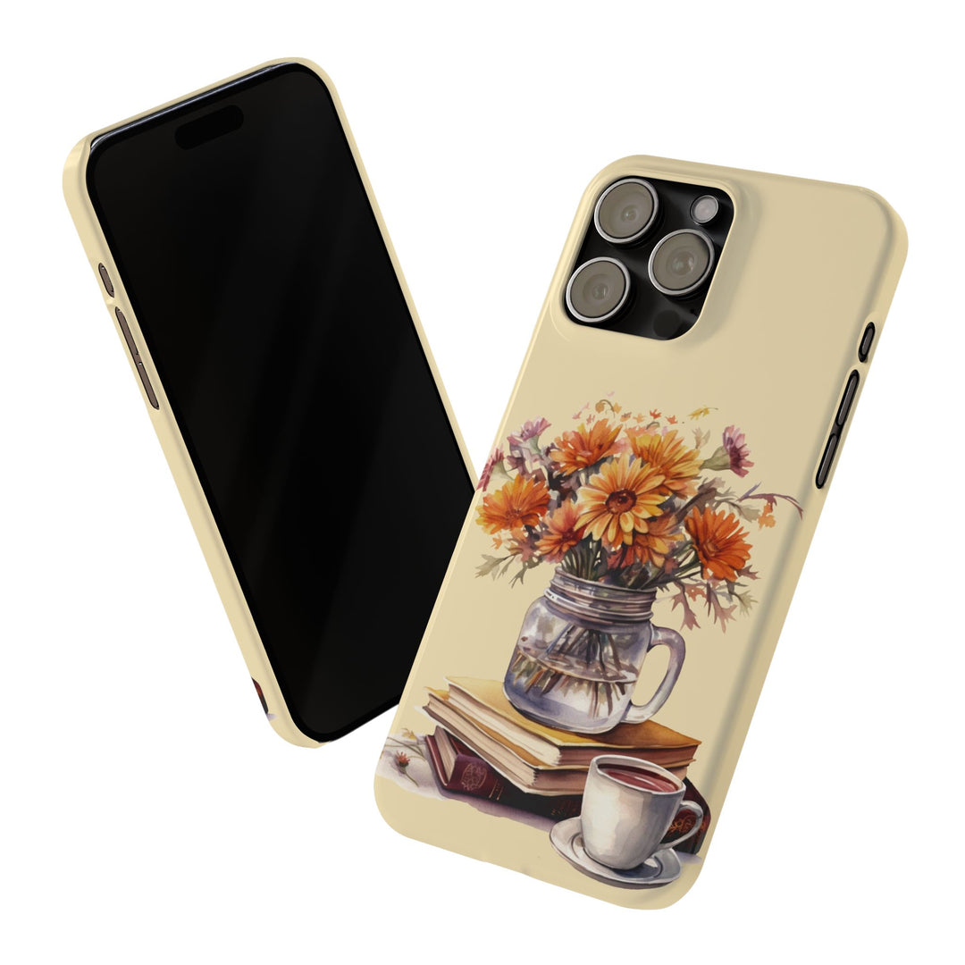Slim Fall Autumn Leaves Cute Phone Cases for Iphone 16 | iPhone 15 Case | iPhone 15 Pro Max Case, Iphone 14, Iphone 14 Pro Max, Iphone 13, Slim Mom Dad Gift - Studio40ParkLane