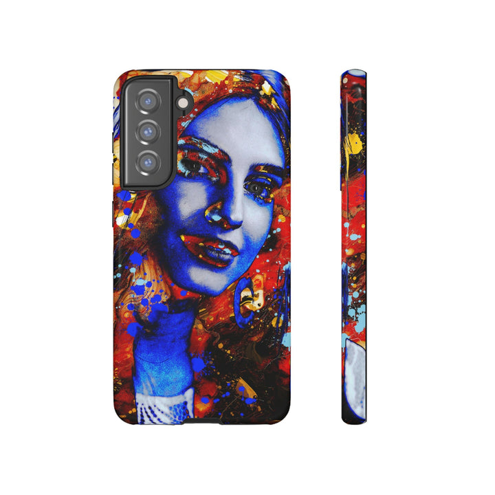Cute Samsung Phone Case | Aesthetic Samsung Phone Case | Galaxy S23, S22, S21, S20 | Marble Splash Face, Protective Phone Case - Studio40ParkLane