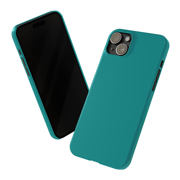 Slim Turquoise Blue Gift for Her Aesthetic Cute Phone Case for Iphone 16 - | iPhone 15 Pro Max Case | iPhone 14 Case 13 12 11 10 9 8 7 - Studio40ParkLane