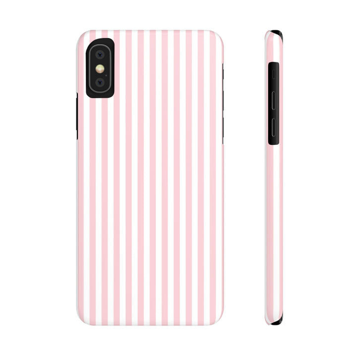 Slim Sweet Pink Striped Cute Phone Case for Iphone 16 - | iPhone 15 Pro Max Case | iPhone 14 Case Iphone 13 12 11 10 9 8 7 X XS Gift for Her