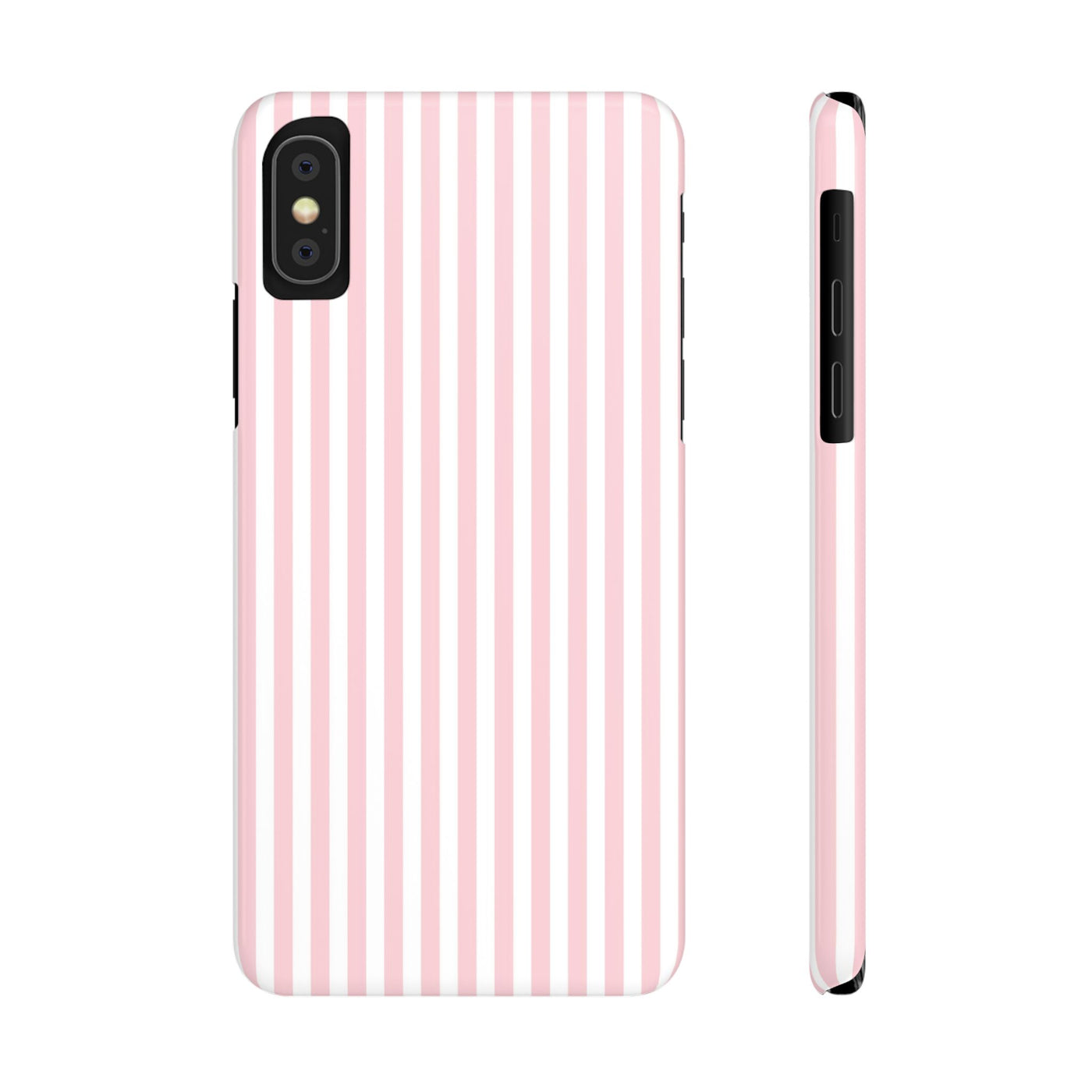 Slim Sweet Pink Striped Cute Phone Case for Iphone 16 - | iPhone 15 Pro Max Case | iPhone 14 Case Iphone 13 12 11 10 9 8 7 X XS Gift for Her
